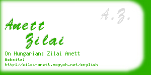 anett zilai business card